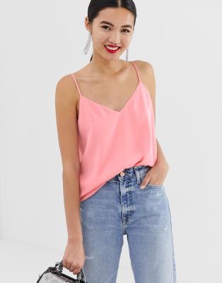 pink cami top