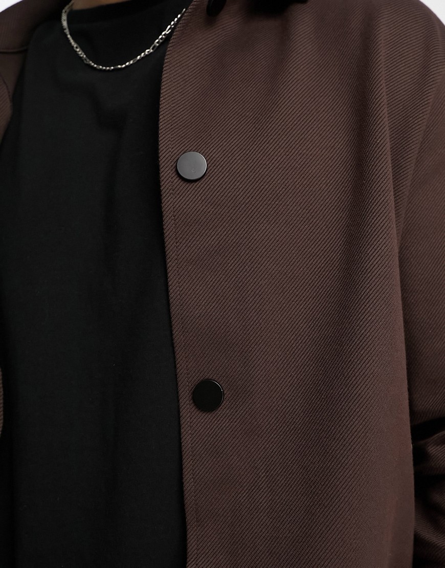 Camicia giacca slim marrone-Brown - River Island Camicia donna  - immagine3