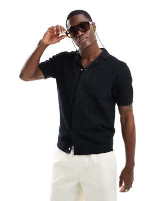 River Island - Vestito camicia in denim bianco con colletto | ASOS