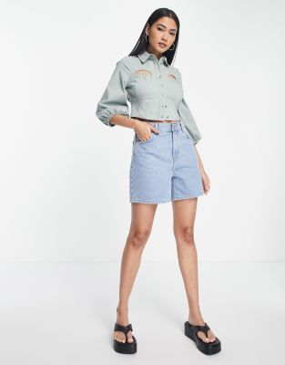 Camicia verde con cut-out - River Island Camicia donna  - immagine2