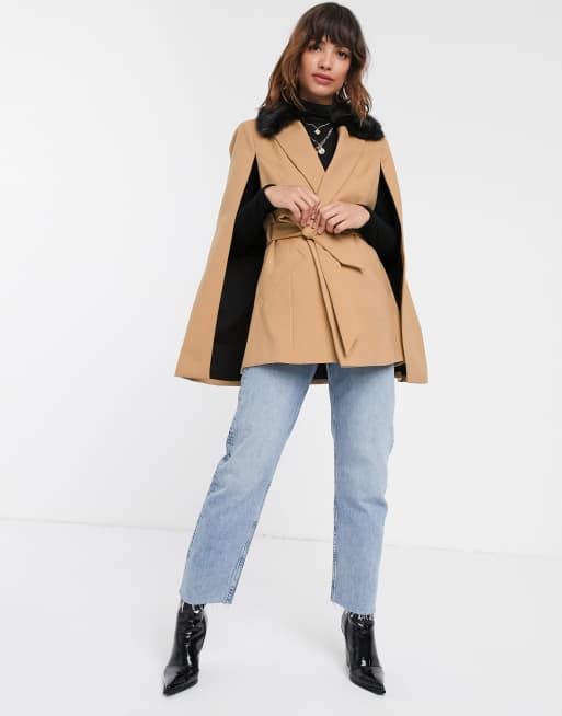 River island hot sale cape jacket