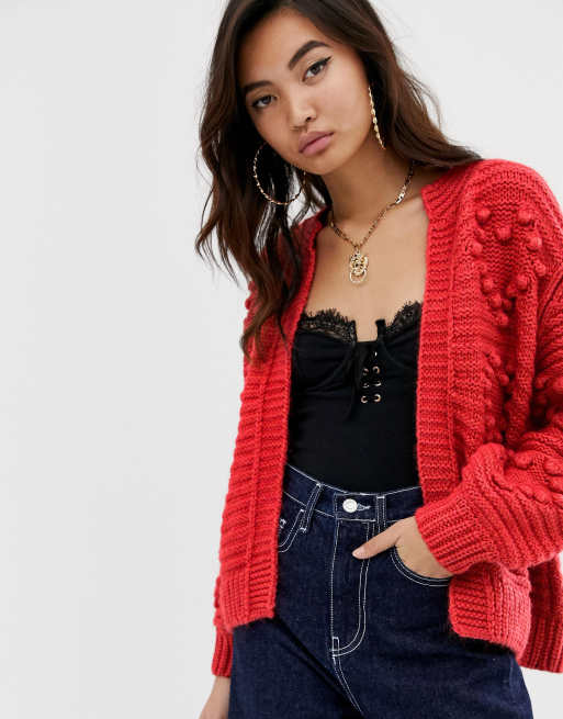 Heart hotsell bobble cardigan