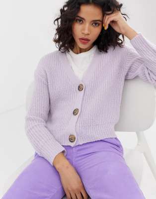 cardigan lilac