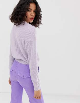 asos purple cardigan