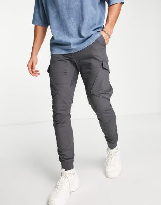 River Island Cargo Pants In Grayblack ModeSens
