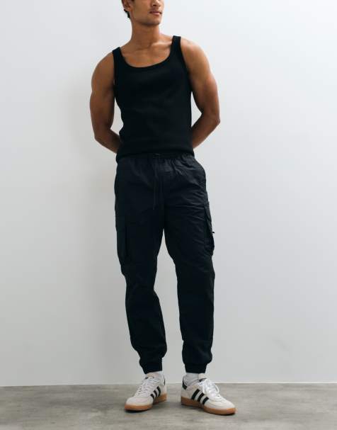 River Island cargo reevo in black - view 1