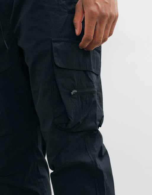 River Island cargo reevo in black, 2 of 5
