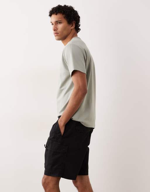 River Island cargo shorts in black, 3 of 5