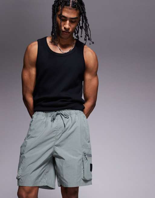 River Island – Cargo-Shorts in Grün, 2 von 5