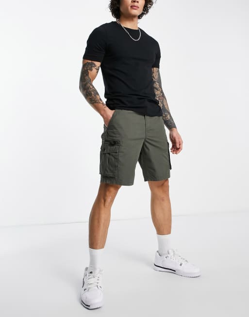 River island clearance khaki shorts