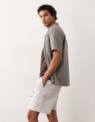 River Island Cargo Shorts In Gray