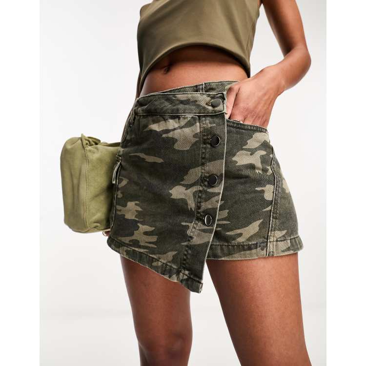 Camouflage skirt 2025 river island