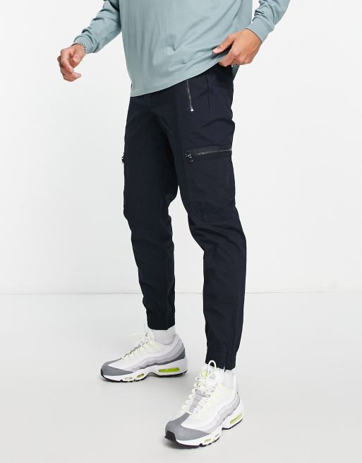 River Island - Cargobroek in marineblauw