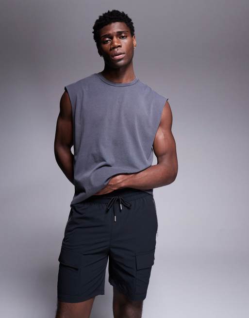 River Island - Cargoshort met stretch