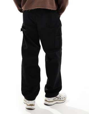 River Island Carpenter Pants In Black