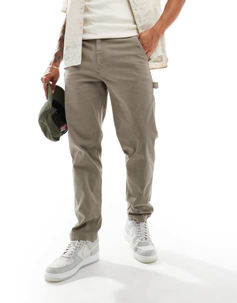 River Island carpenter pants in green - view 1