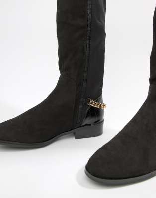 river island chain boots
