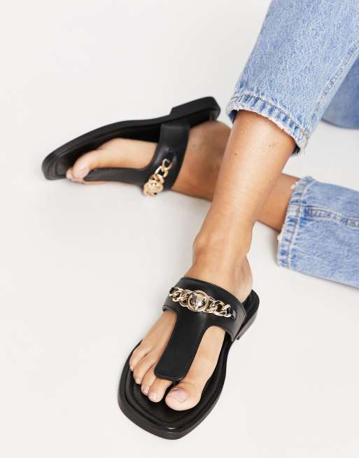 River island sales chain sandals