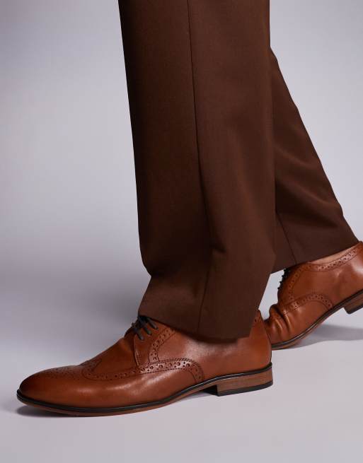 River Island - Chaussures richelieu en cuir - Marron, 2 de 4