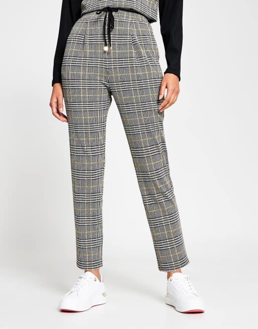 Womens store check joggers