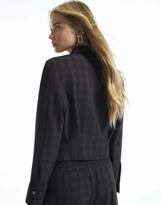 River Island Check shirt in blue, 2 of 4