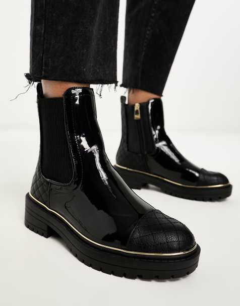 river island black boots sale