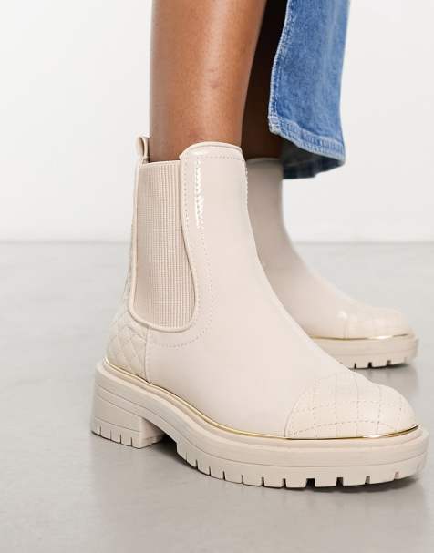 Womens white hot sale chelsea boots