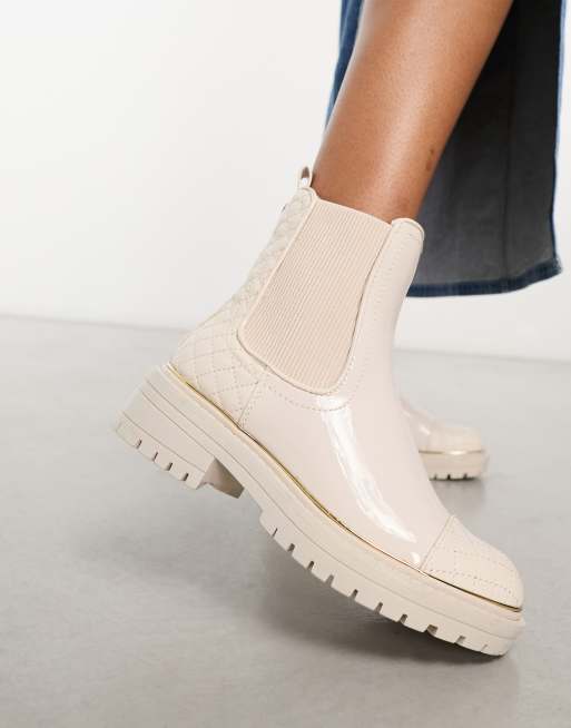 Chelsea Boots River Island Womens Boots Lace Up River Island Beige