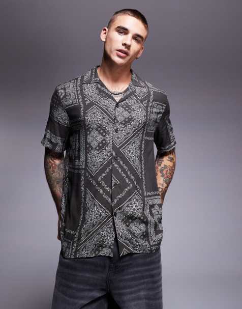 River Island - Chemise à manches courtes et à imprimé bandana - view 1