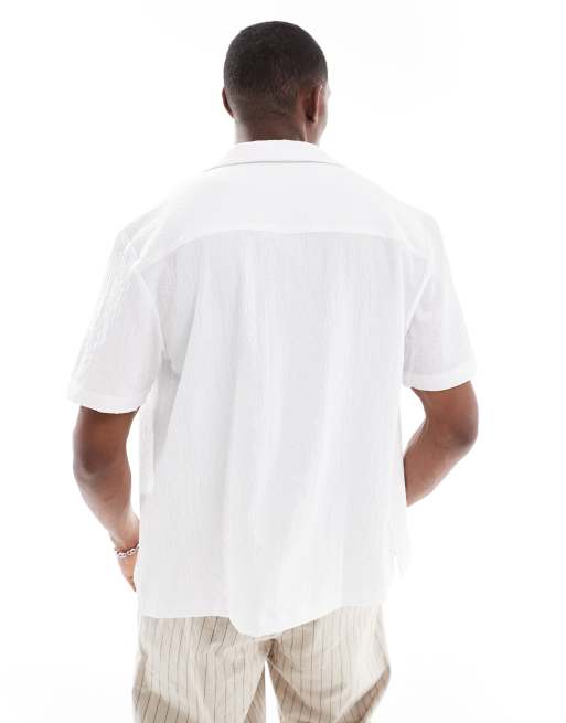 River Island - Chemise en crêpe - Blanc, 2 de 4