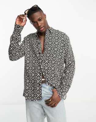 River Island - T-shirt imprimé Paraiso au dos - Écru
