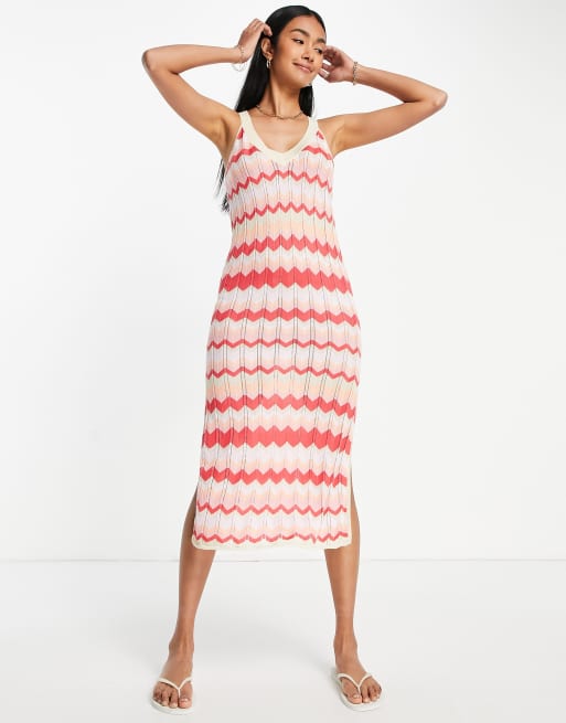 Chevron 2025 knit dress