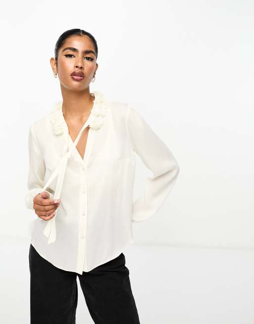 River island best sale white blouse trinny