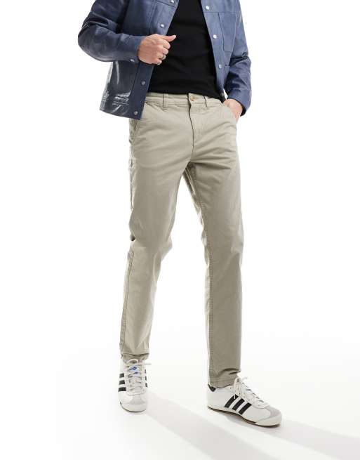 River Island - Chino color pietra slavato