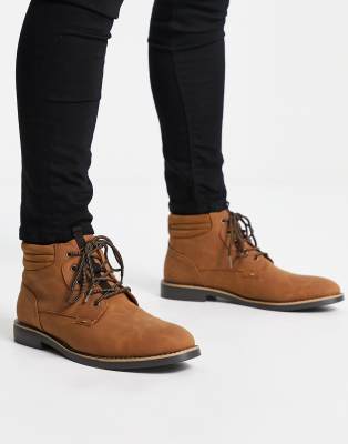 River Island chukka boots in brown - ASOS Price Checker