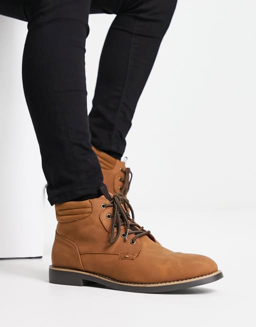 sombra región Médico River Island Chukka Boots In Brown | ASOS