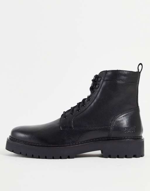 River Island chunky boots in black | ASOS