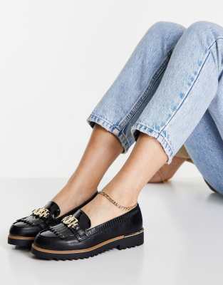 river island chunky loafers