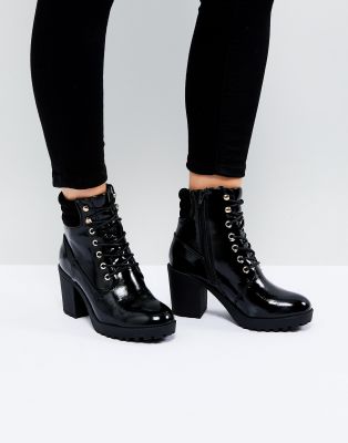 river island block heel boots