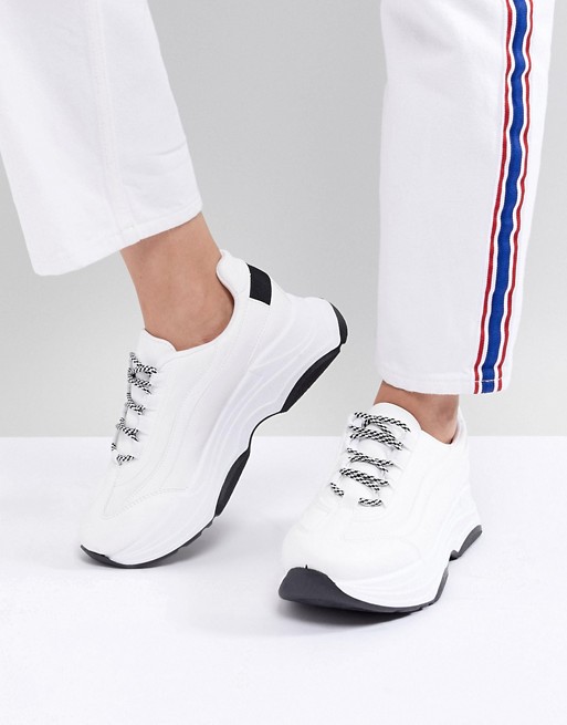 River Island Chunky Lace Up Trainers | ASOS