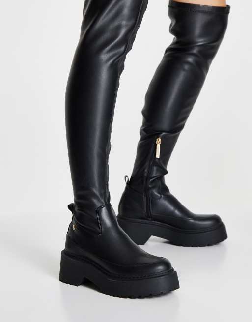 River island over the knee boots asos top