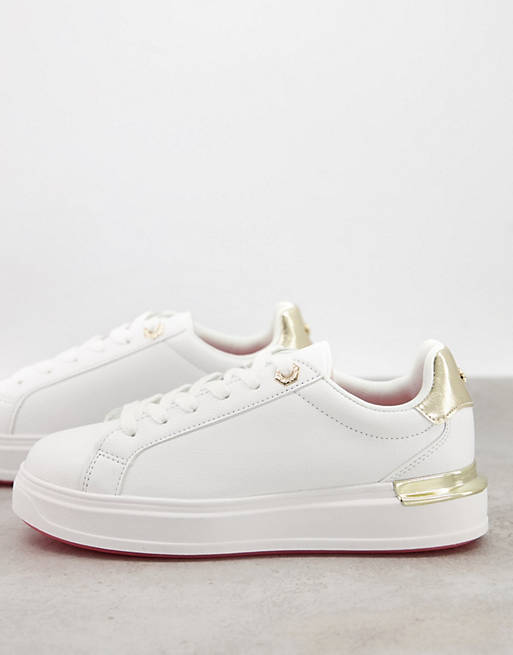 River Island chunky trainers in white | ASOS