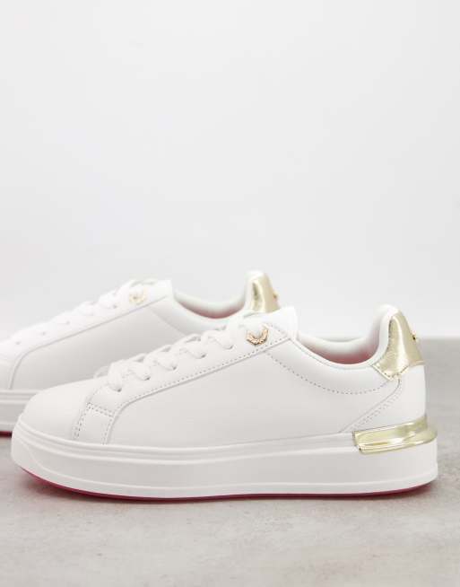 River Island chunky trainers in white | ASOS