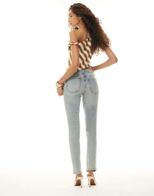 River Island Cigarette skinny jeans in denim - light, 2 of 4
