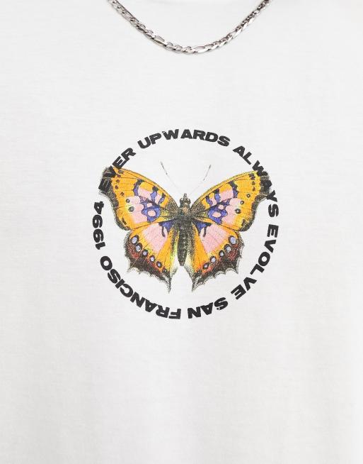 Gold Butterflies 3/4 Sleeve Tee