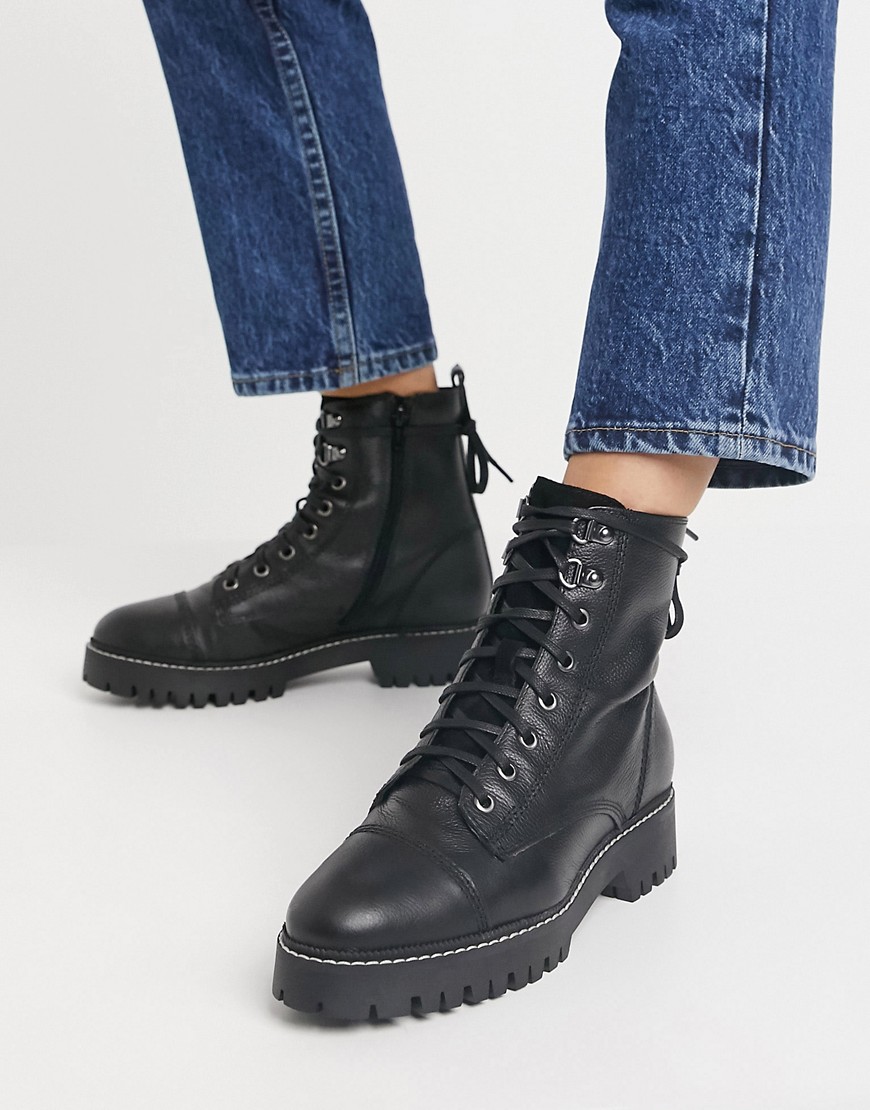 calculator penny Planet River Island Classic Military Lace-up Boot In Black | ModeSens