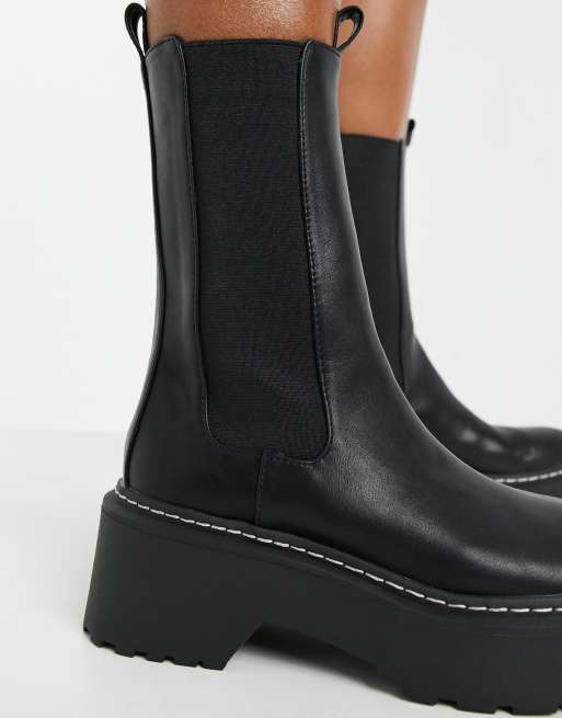 River island chunky cheap ankle boots