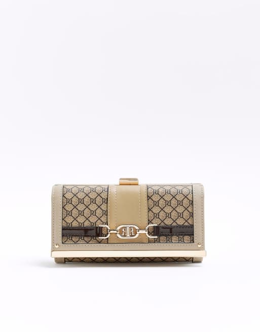 River island best sale monogram purse