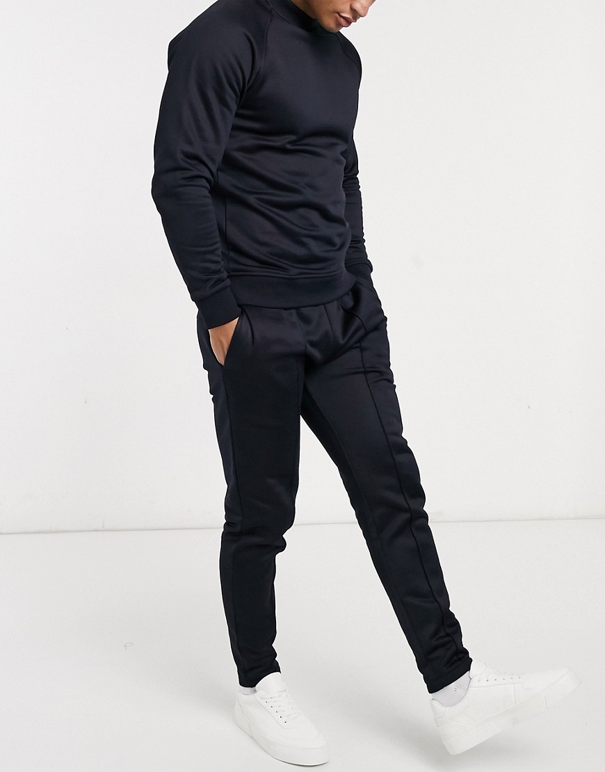 River Island co-ord joggers in navy