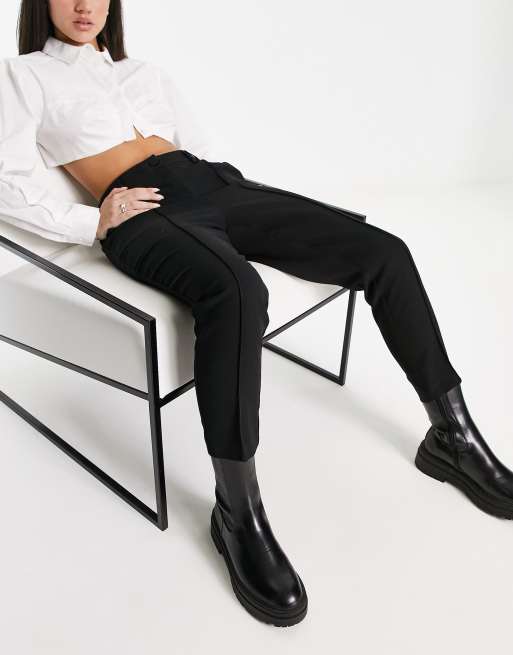 Cigarette trousers on sale with boots